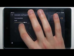 How to Activate Power Saving Mode on AMAZON Fire 7 - Turn On Low Power Mode
