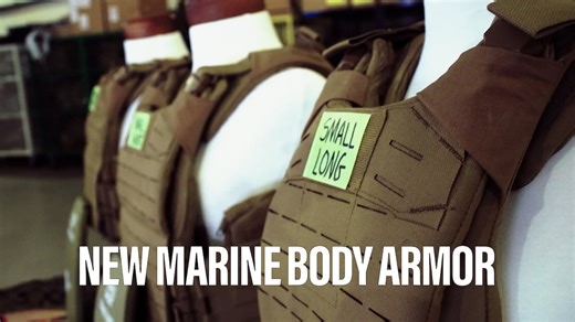 Gruntworks shows off new Marine body armor with lighter plates, more fits