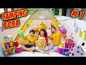 24 JAM KEMPING BONEKA BOBA DI KOLAM RENANG DEPAN RUMAH Part 1 ! Vlog & Drama Lucu | CnX Adventurers