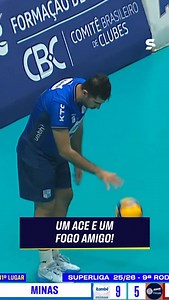 Às vezes equilíbrio não é tudo… 😂🏐 Javad soltou um ace perfeito, daqueles sem a menor chance para a linha de passe do adversário. Na sequência, empolgou um pouco além da conta e, se não acerta o Samuel no caminho, ia mandar o famoso badá... Emoção não faltou! 😅💙 *Contém legenda automática #VoleiNoSportv #SuperligaNoSportv #Minas #MonteCarmelo #Javad | sportv