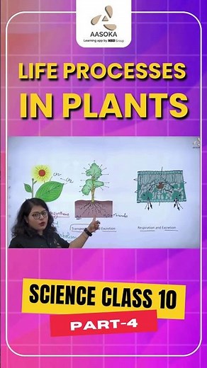 Life Processes in Plants Part-4 | Science Class 10 | CBSE | NCERT | AASOKA #Shorts