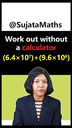 Add Numbers in Scientific Notation | Easy Trick to Solve Without Calculator #shorts