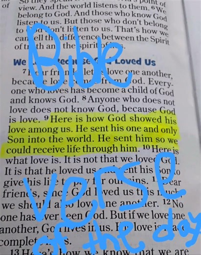 Love god and live with him✝️🙏