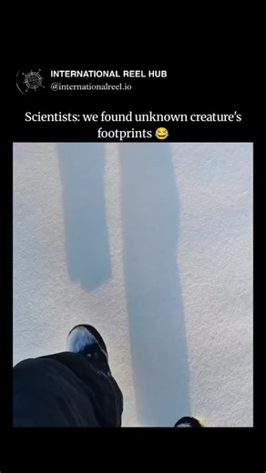 Matrix___x____85zom on Instagram: "The post shares a viral video prank showing a person in snow boots walking backwards to forge bizarre footprints, satirizing scientists' announcements of "unknown creature" discoveries like Bigfoot tracks. Created by meme account Mericamemed 7 a self-proclaimed "Meme Overlord" focused on American liberty themes, it exploded with 26,000+ likes and 1.4 million views in under 24 hours, leveraging evergreen humor in cryptozoology hoaxes. Replies evoke nostalgia for