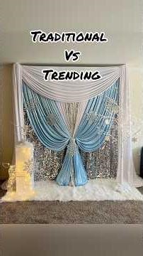 Traditional vs Trending Baroque Draping ✨