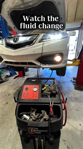 Watch the fluid change. Old fluid out. New fluid in. This is what proper transmission service looks like. Small service. Big difference. When was your last transmission service? #transmissionservice #atfexchange #cardiagnostics #mechaniclife #autoshop | Car Nation