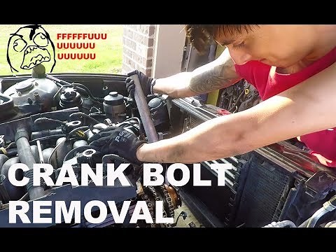 HOW TO Remove BMW E38/E39 Crank Bolt