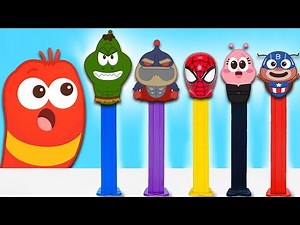 Red turn into Superheroes | Larva Superheroes | Larva Nursery Rhyme for kids