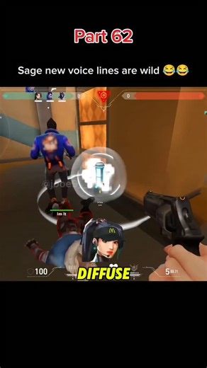 Sage new voice lines are wild😂😂 #valorant #VALORANTpatch #gamingcommunity #valorantgaming #gameplay #valorantclips #valorantreels #reelplays | Jooe