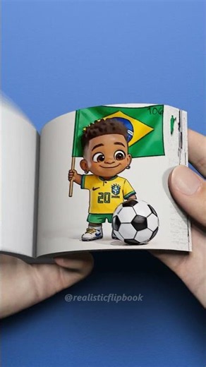 What If IShowSpeed Joined the World Cup FlipBook #worldcup #shorts