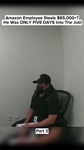 Amazon Employee Steals $65,000 ? He Was ONLY FIVE DAYS Into The Job! #police #bodycam #crimetok #policetok #crime