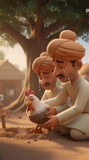 💔 The Saddest Goodbye | Heart-Touching Animated Short Story 🐔😢 #shorts #shortsfeed