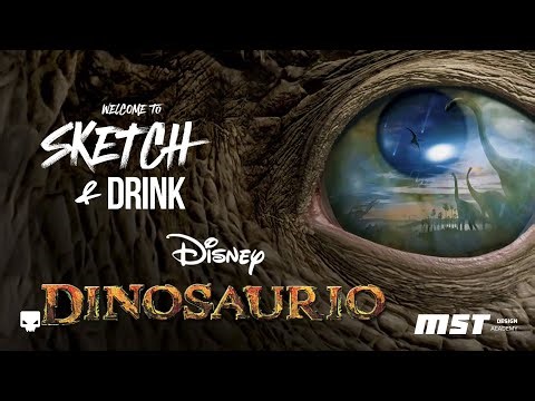 Concept Art de Dinosaurio Disney | SKETCH ´N DRINK 04