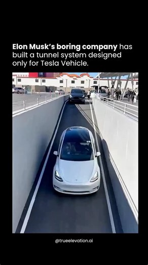 True Elevation AI on Instagram: "Under Las Vegas lies a futuristic transit system called the LVCC Loop, built by Elon Musk’s Boring Company, where specially modified Tesla cars shuttle people through 1.7–3.5 miles of underground, single-lane tunnels connecting the Las Vegas Convention Center to nearby hotels and stations. The cars run at around 35–40 mph and currently have human drivers, though Tesla’s Full Self-Driving software is being tested in supervised mode. The system has three main stati