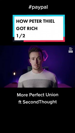 HOW PETER THIEL GOT RICH 1/2 #petertheil #paypal #elonmusk #tesla #moreperfectunion #secondthought #documentary #palantir