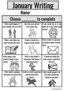 Monthly Writing Prompts Bundle | Year-Long Writing Activities for Grades 3–5