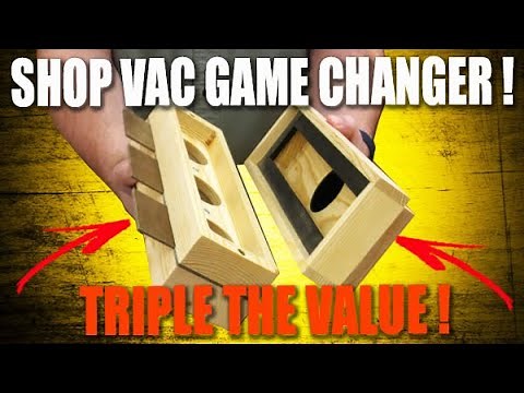 HOMEMADE Shop Vac Device TRIPLES your dust collection!