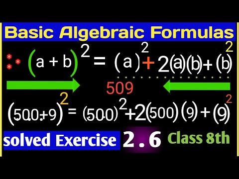 Class 8th Math New Book Exercise 2.6 Q No. 1 | Exercise 2.6 9th maths- 9 class maths New Book Ex 2.6