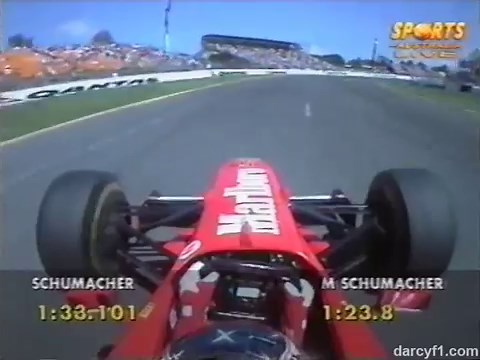 F1 Melbourne 1997 - Michael Schumacher Onboard