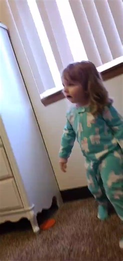 She hides every time she poops🤦‍♀️