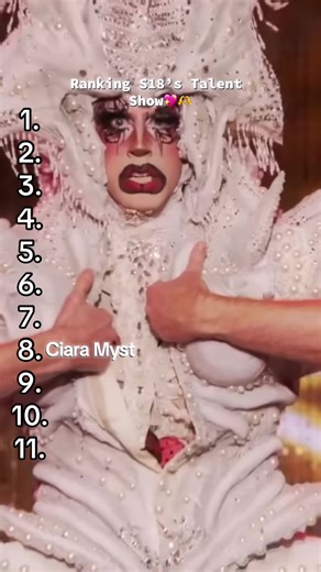 RuPaul's Drag Race Season 18 Talent Show Rankings