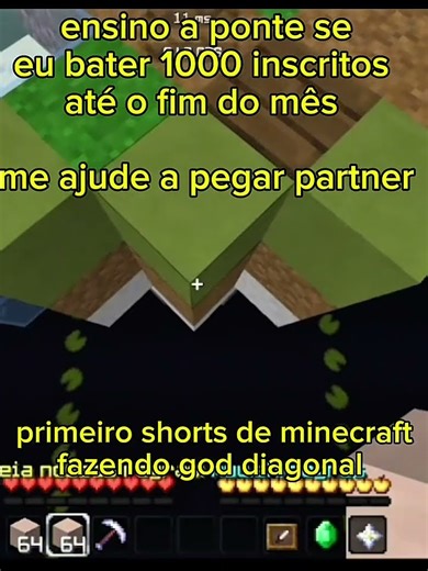 God Bridge diagonal completa #minecraftbedwars #mushmc #hylex #hypixel #doutorbiscoito