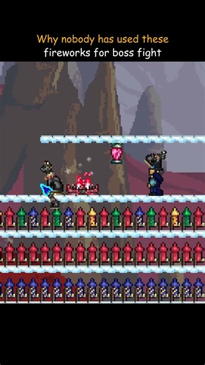 Why nobody has used these fireworks for boss battle