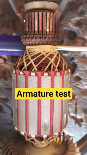 Armature test #Armaturetest #armature #circuit #electrical #winding #repair #powertool #copper