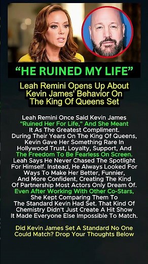 Leah Remini Finally Opens Up About Kevin James On The King Of Queens Set
