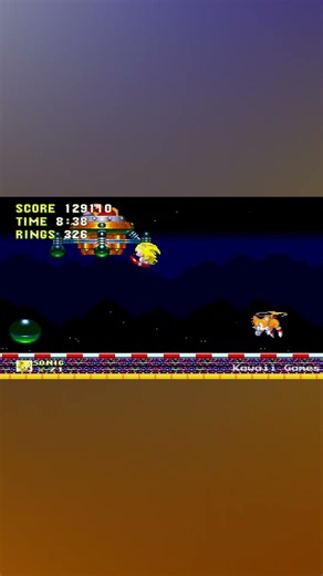 Carnival Night Zone ACT 2 BOSS ⭐Sonic the Hedgehog 3 SEGA GENESIS⭐#shorts #retrogames #GamingShorts