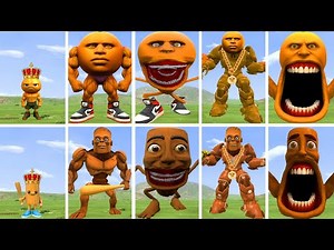ALL NEW EVOLUTIONARY FORMS OF THE MONSTER ODINDINDUN VS THE MONSTER TUNGTUNG SAHUR IN GARRY'S MOD !