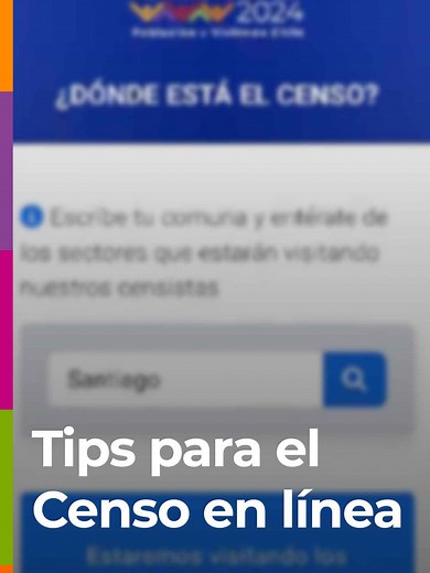 ¡Atención! 📣​ Tips para el Censo en línea 😉📩​ #CensoChile #Censo2024 #INE