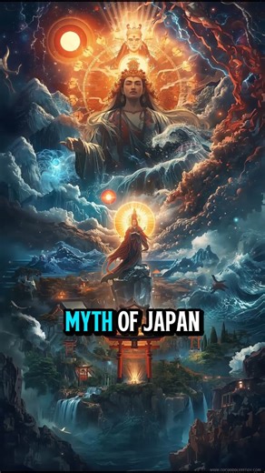 Entire Story Of Japanese Mythology #japanesemythology #mythology #mythologyshorts