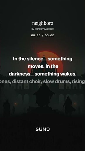 Epic song in the making! Made with suno ai