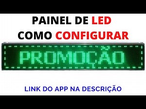 Como configurar seu Painel de LED