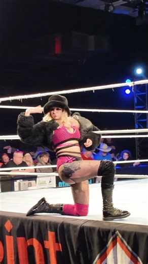 WPW Action by WillPro on Instagram: "Hollyhood Haley J made her return to OVW last night at the Davis Arena 🔥🔥🔥 @hollyhoodhaleyj @ovwwrestling #HollyhoodHaleyJ #OVW #WrestlersNetflix #Powerslap #Queen #OhioValleyWrestling #NXT"