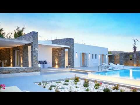Luxury Villa on Golden Beach, Paros – Private Pool & Sea Views Oriel Residence