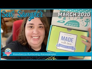 March 2020: FQS Sew Sampler Subscription Box Unboxing | #sewsampler #fqs