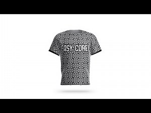 How to Create Fullprinted Jersey Design using Seamless Geometric Sayagata Pattern in CorelDraw