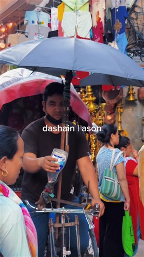 Dashain mahol in the heart of old kathmandu, Ason ❤️ #dashain | Nepal.food
