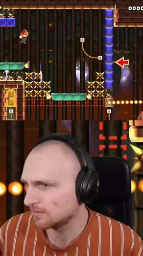 Mortens Bonecoaster (p1) #mario #mariomaker #mm2 #twitch #nintendo #clip #gaming