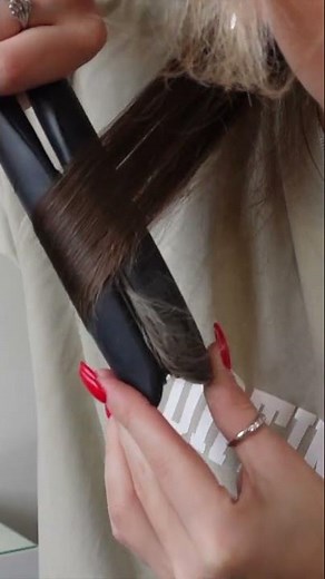How to Curl Hair Fast with GHD Platinum+ Straighteners #shorts