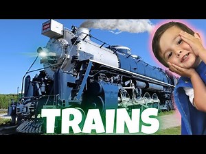 Trains For Kids | Steam Trains & Toy Trains | Train Song | Pretend Play Trains for Toddlers | Fun