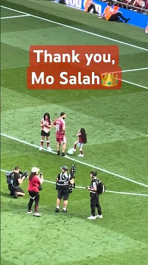 Anfield Sings You’ll Never Walk Alone for Mo Salah ❤️