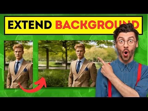 Extend Image Background Using AI🤯Uncrop Image Using AI