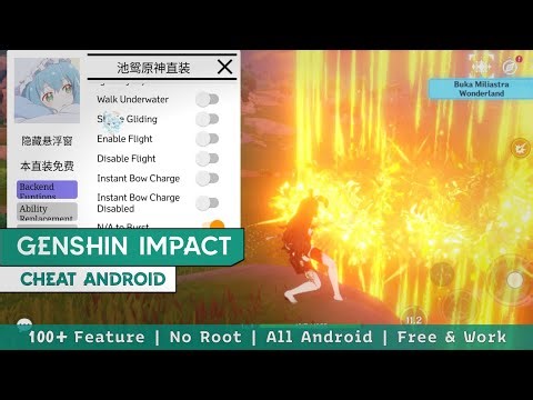 Cheat Genshin Impact 6.4 Android 100+ Feature No Root Full SetUp Tutorial