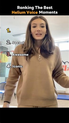 Ranking The Best Helium Voice Moments #singing #performance #ranking #shorts