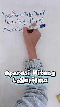 Latihan soal operasi hitung logaritma #logaritma #matematika #matematikasma #matematikamudah