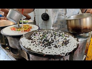 Most Skillful Dosa Making | Crispy Rava Dosa | Indian Street Food