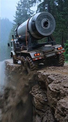 Heavy Rocket Truck vs Collapsing Cliff — You Won’t Believe This Save